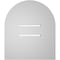 Ekena Millwork Round Top Surface Mount PVC Gable Vent: Functional, w/ 3-1/2"W x 1"P Standard Frame, 12"W x 14"H GVPRT12X1401SF - alternate 2